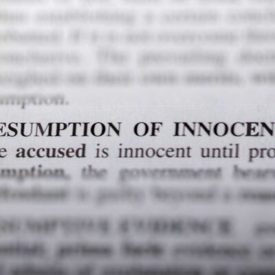 presumption of innocence